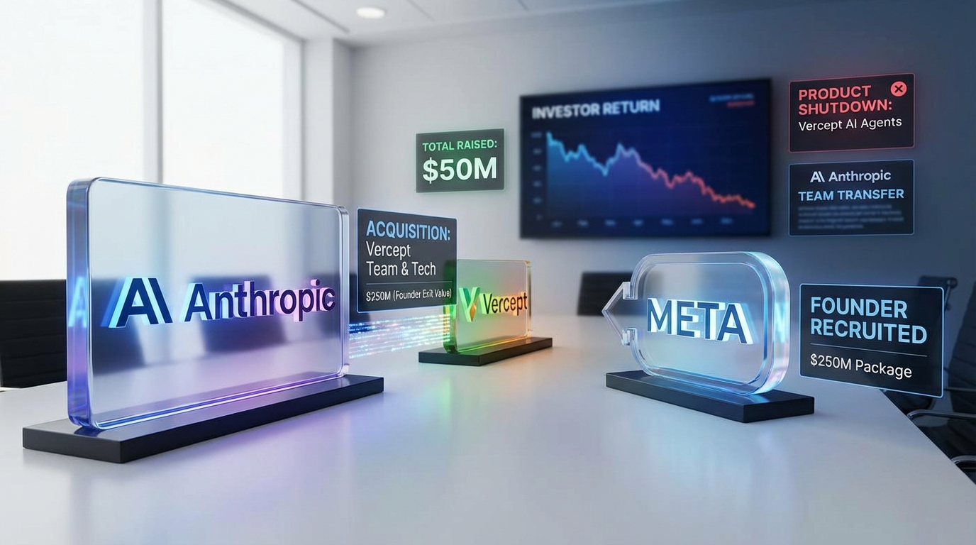 מעבר ששווה 250 מיליון דולר? Anthropic רוכשת את Vercept לאחר עזיבת אחד ממייסדיה ל-META